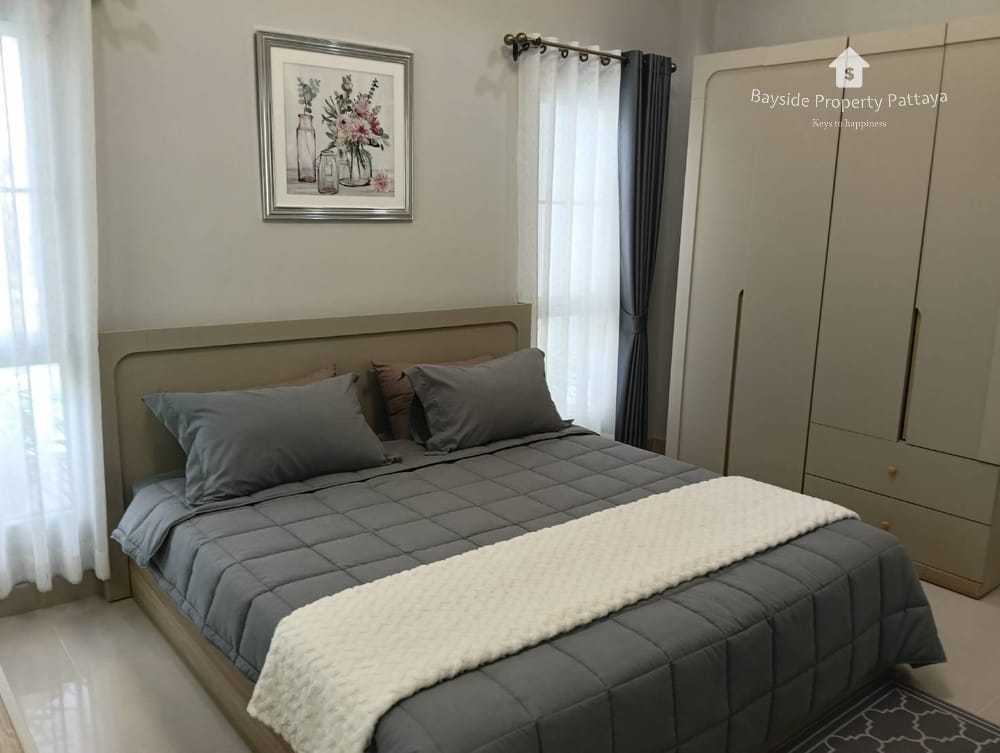 Tierfreundliches Haus mit 3 Schlafzimmern in Huai Yai, Pattaya und Klimaanlage 9