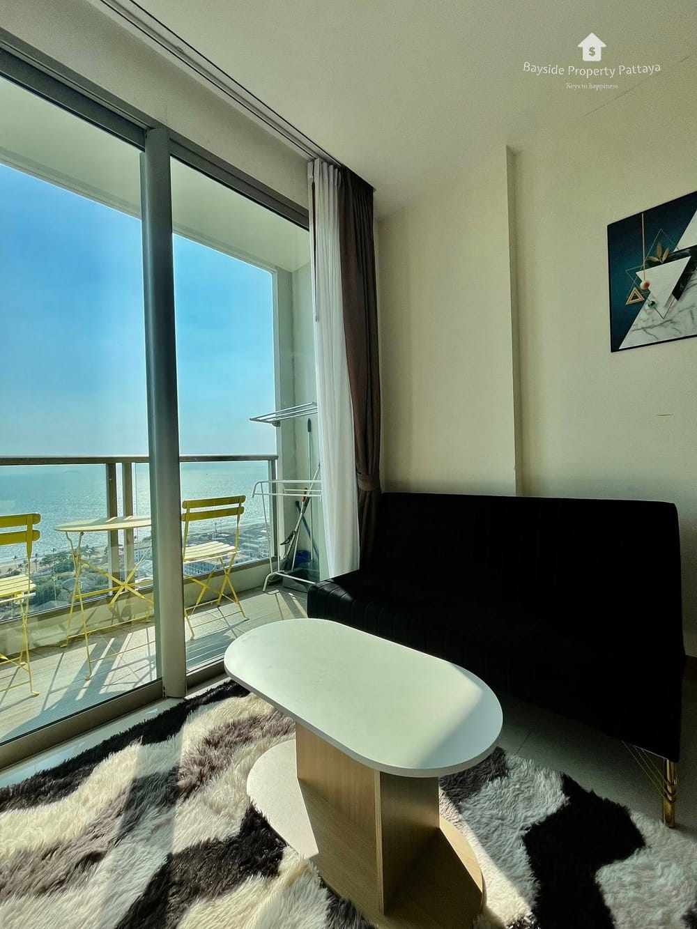 Sea View 1-Bed Condo for Rent at The Riviera Jomtien, Pattaya - 24/7 Security 3
