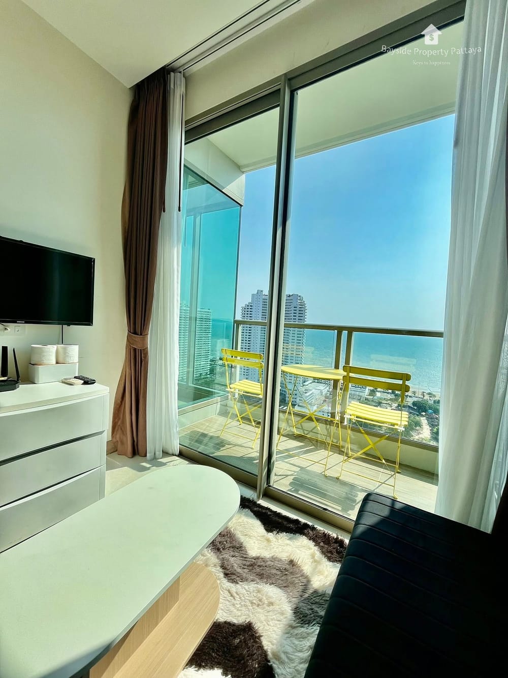 Sea View 1-Bed Condo for Rent at The Riviera Jomtien, Pattaya - 24/7 Security 12