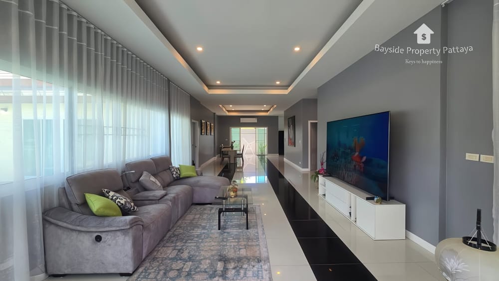 Geräumiges Einfamilienhaus (3 Schlafzimmer) in Bann Piam Mongkon, Ost-Pattaya mit 24/7 Sicherheit 5