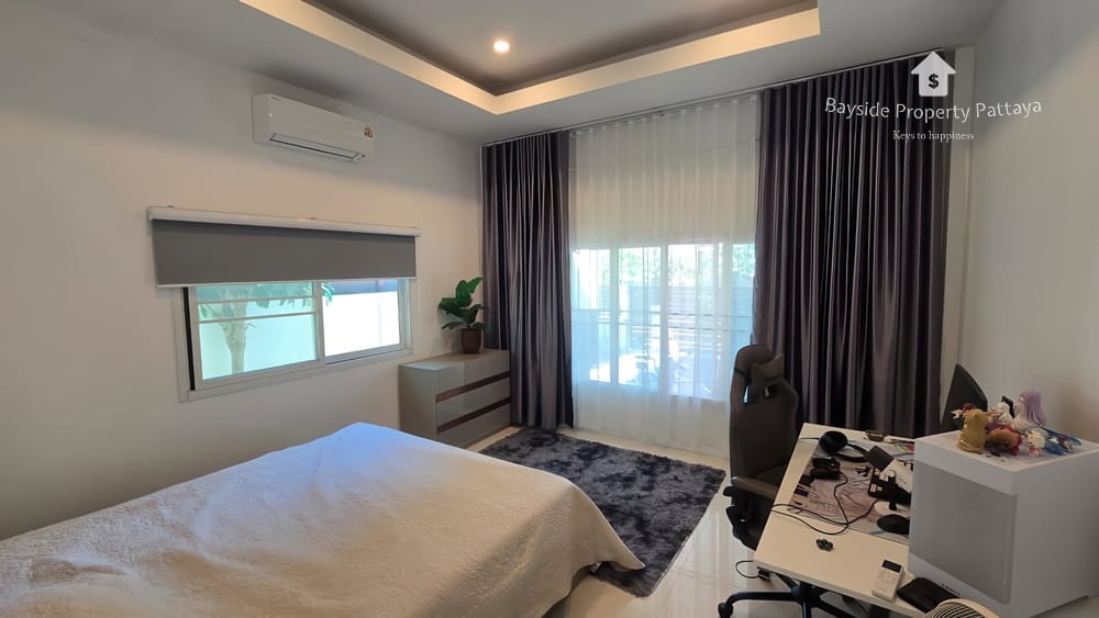 Geräumiges Einfamilienhaus (3 Schlafzimmer) in Bann Piam Mongkon, Ost-Pattaya mit 24/7 Sicherheit 19