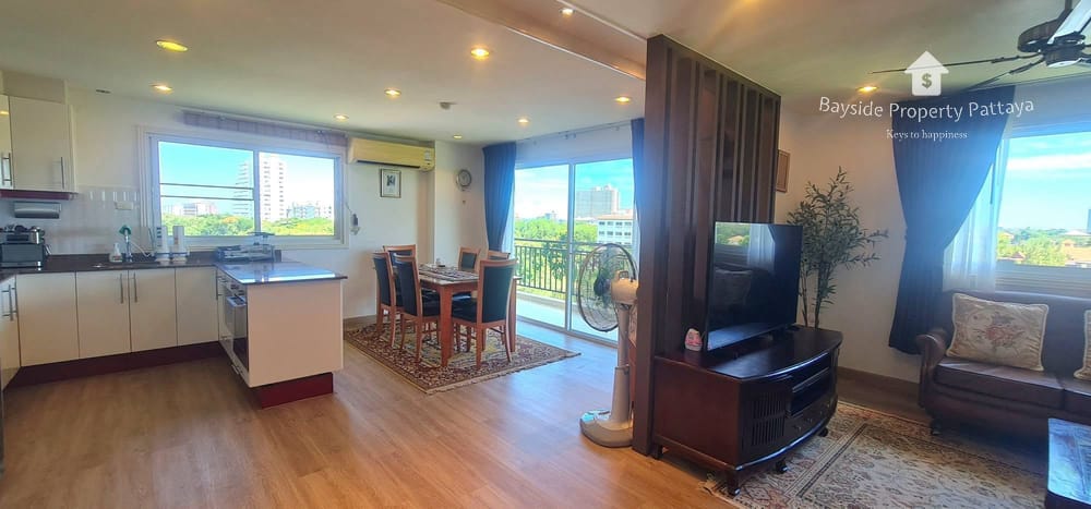 芭提雅中天海滩Porch Land 2 Jomtien Resort公寓95平米1室1卫出租 4