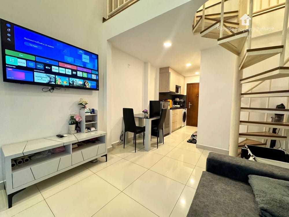 Laguna Beach Resort 2, Jomtien, Pattaya: Modernes Loft mit 1 Schlafzimmer und Klimaanlage 6