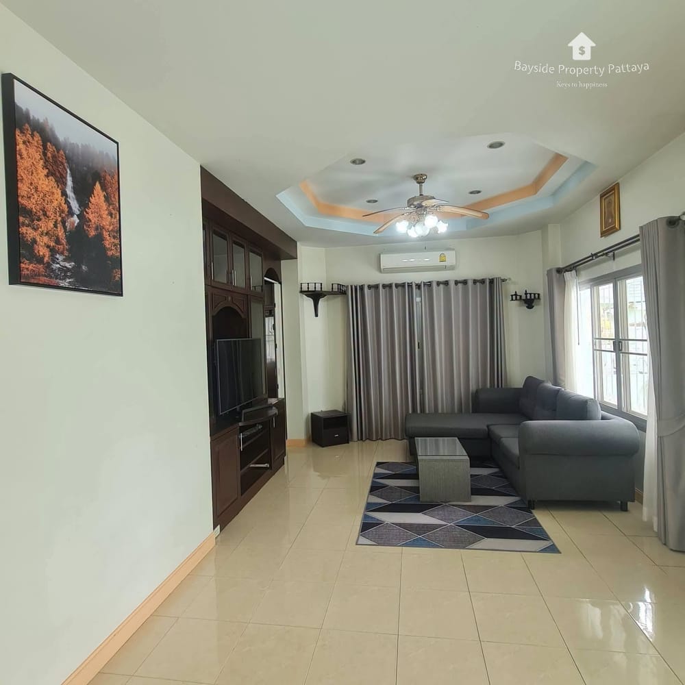 Spacious 3-Bedroom Detached House for Rent in Baan Chalita 2, Pattaya with City View and Air Conditioning 3