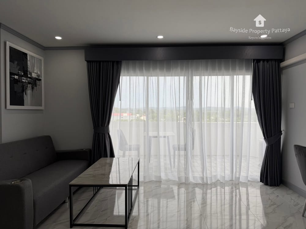 芭提雅那中天Grand View Condo Pattaya靠海公寓55平米开间户型1卫出售或出租 2