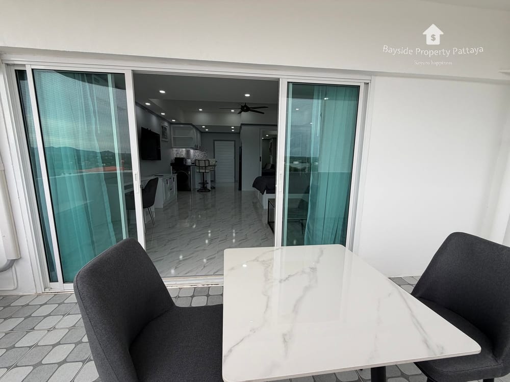 芭提雅那中天Grand View Condo Pattaya靠海公寓55平米开间户型1卫出售或出租 21