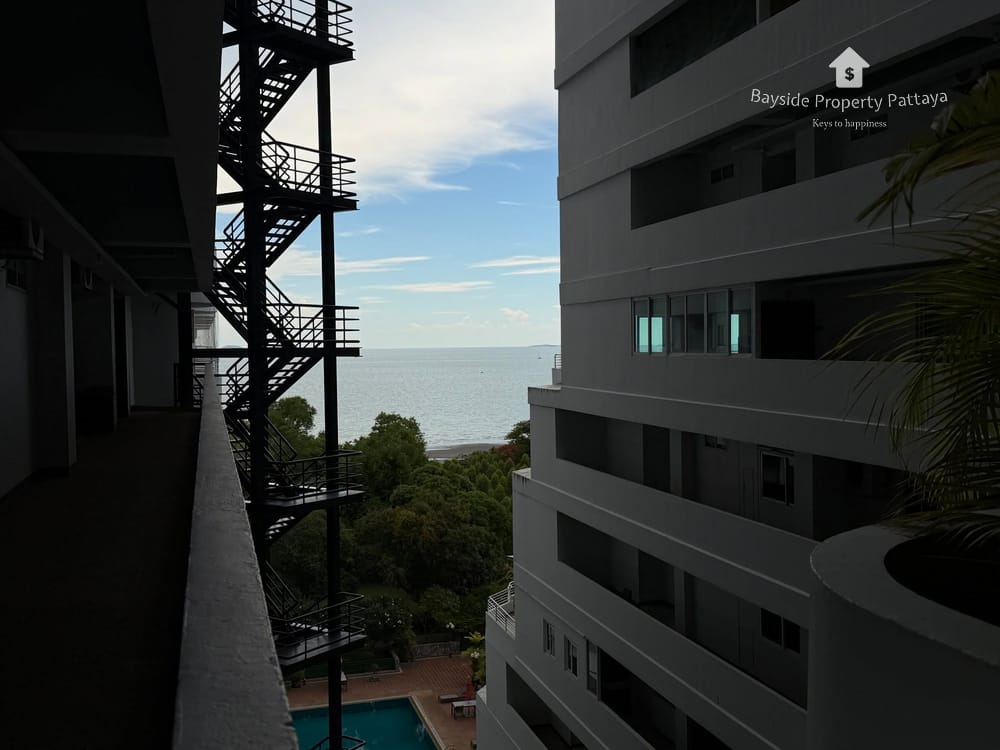 芭提雅那中天Grand View Condo Pattaya靠海公寓55平米开间户型1卫出售或出租 27