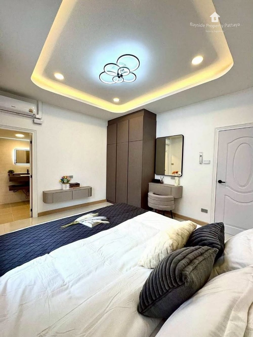 Einfamilienhaus mit 3 Schlafzimmern in Nong Pla Lai, Pattaya – Stadtblick & Klimaanlage 9