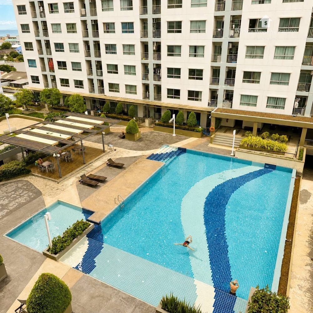 Wohnung mit Meerblick zum Verkauf im Lumpini Seaview Jomtien, Pattaya mit Klimaanlage 12