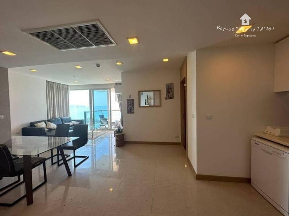 Sea View 2-Bedroom Condo for Sale at The Palm Wongamat Beach, Pattaya with 24/7 Security 3