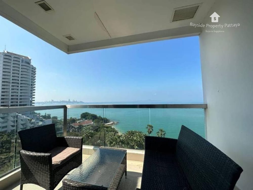 Sea View 2-Bedroom Condo for Sale at The Palm Wongamat Beach, Pattaya with 24/7 Security 2