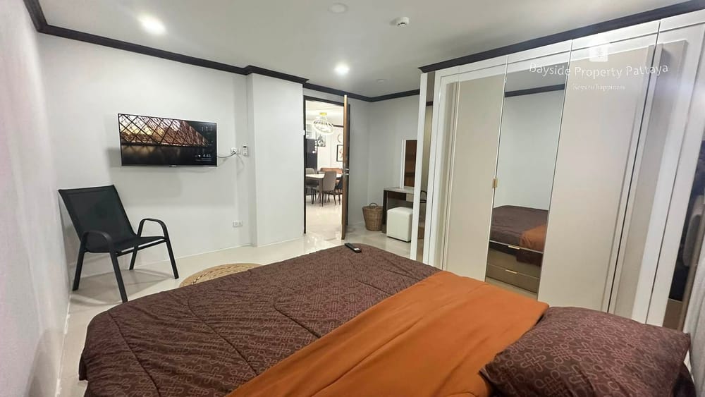 2-Bedroom Condo for Rent at Royal Hill Resort, Jomtien Pattaya with 24/7 Security 24