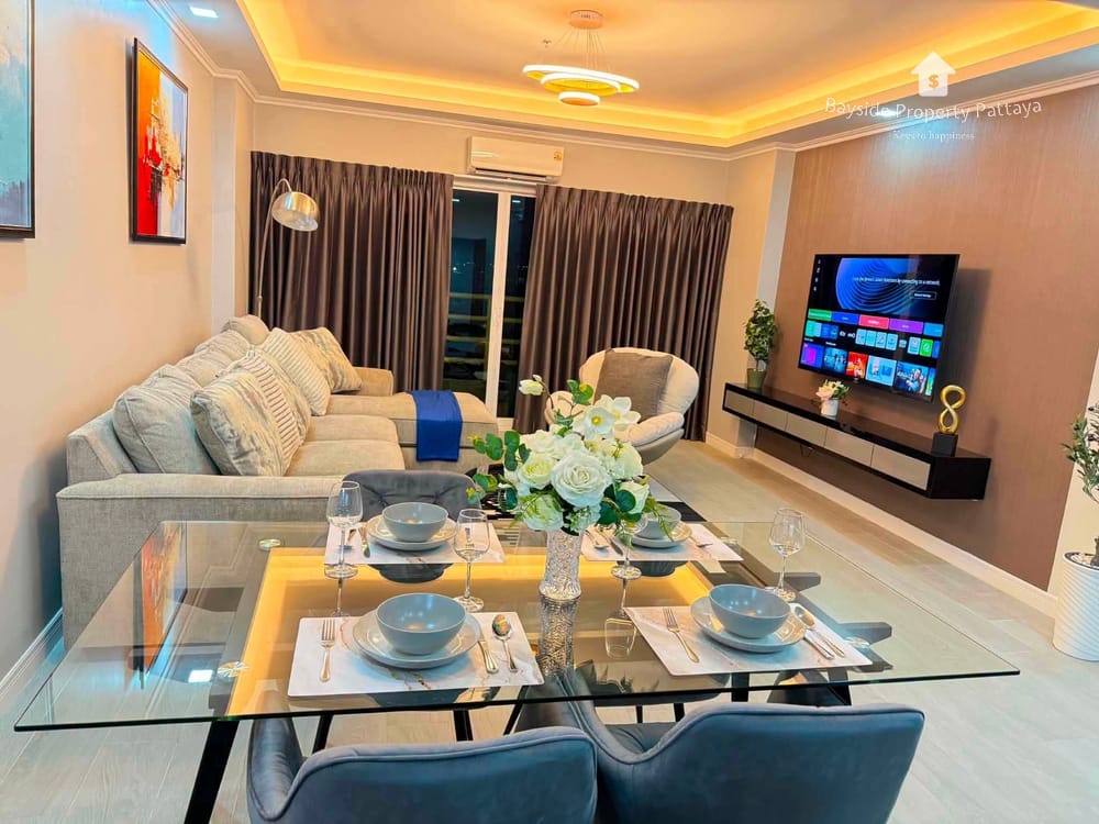 Wohnung mit Meerblick & 2 Schlafzimmern zum Verkauf in View Talay 5, Jomtien, Pattaya 2