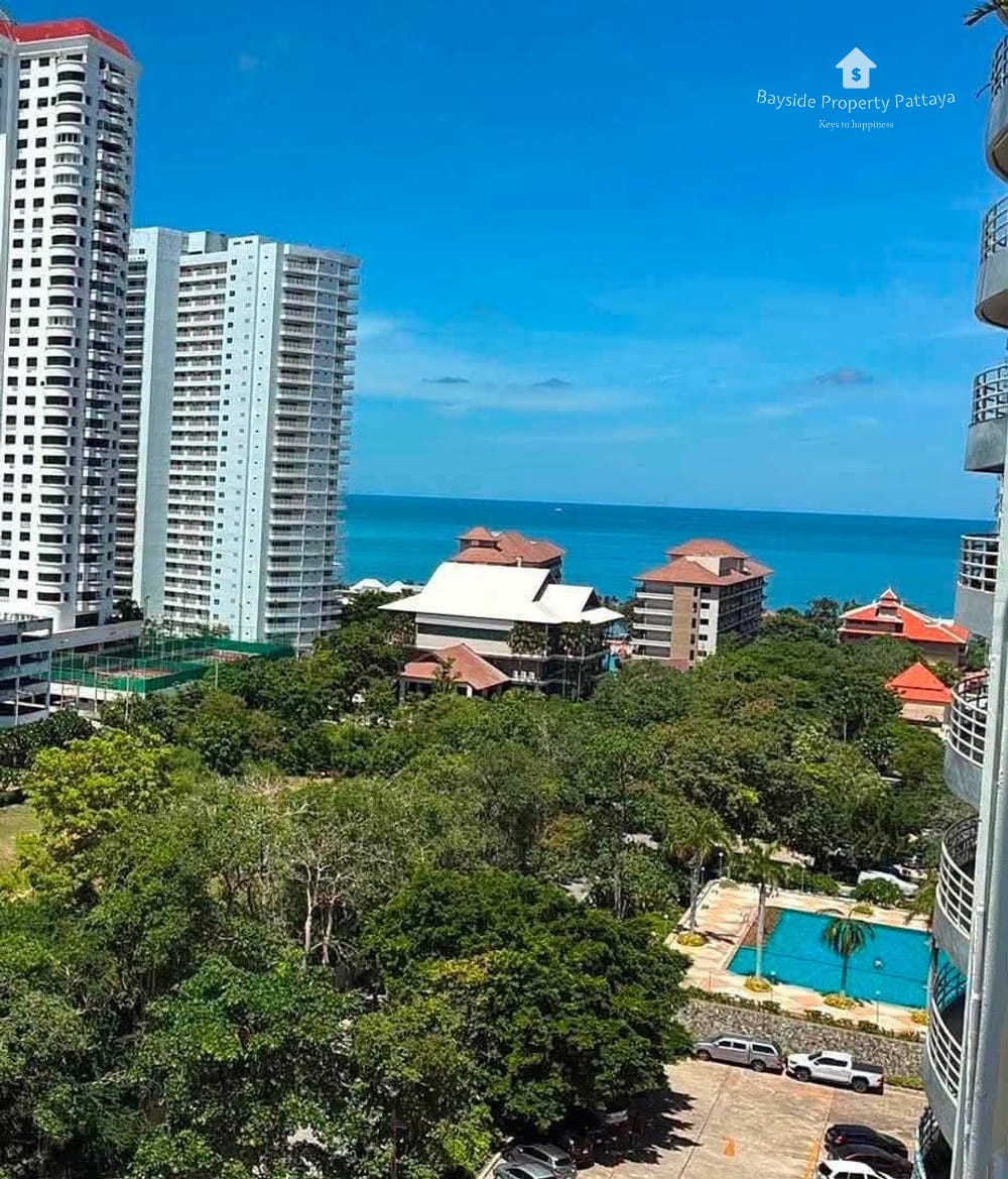 Wohnung mit Meerblick & 2 Schlafzimmern zum Verkauf in View Talay 5, Jomtien, Pattaya 10