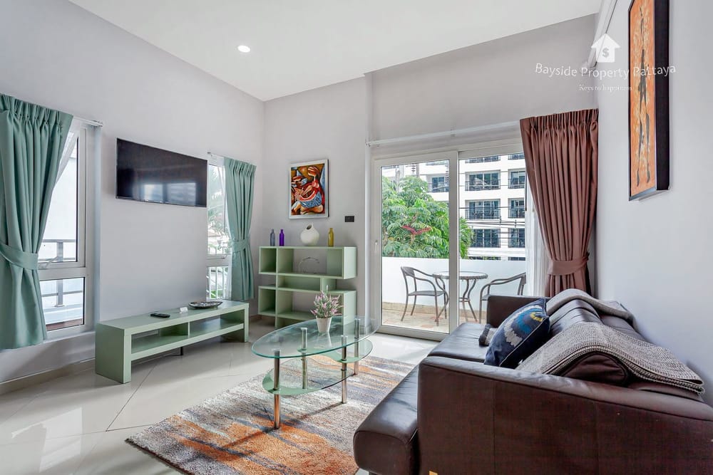 Klimatisiertes Apartment in Pratumnak, Pattaya zu verkaufen und zu vermieten – Haustiere erlaubt 2