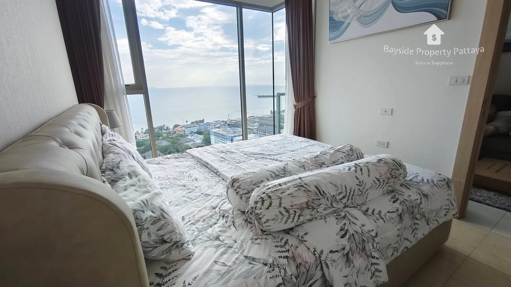 Sea View 1 Bedroom Condo for Rent at The Riviera Jomtien, Pattaya - 24/7 Security 1