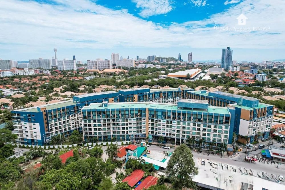 Laguna Beach Resort 2: 1-Zimmer-Wohnung mit Klimaanlage zum Verkauf in Jomtien Pattaya 1