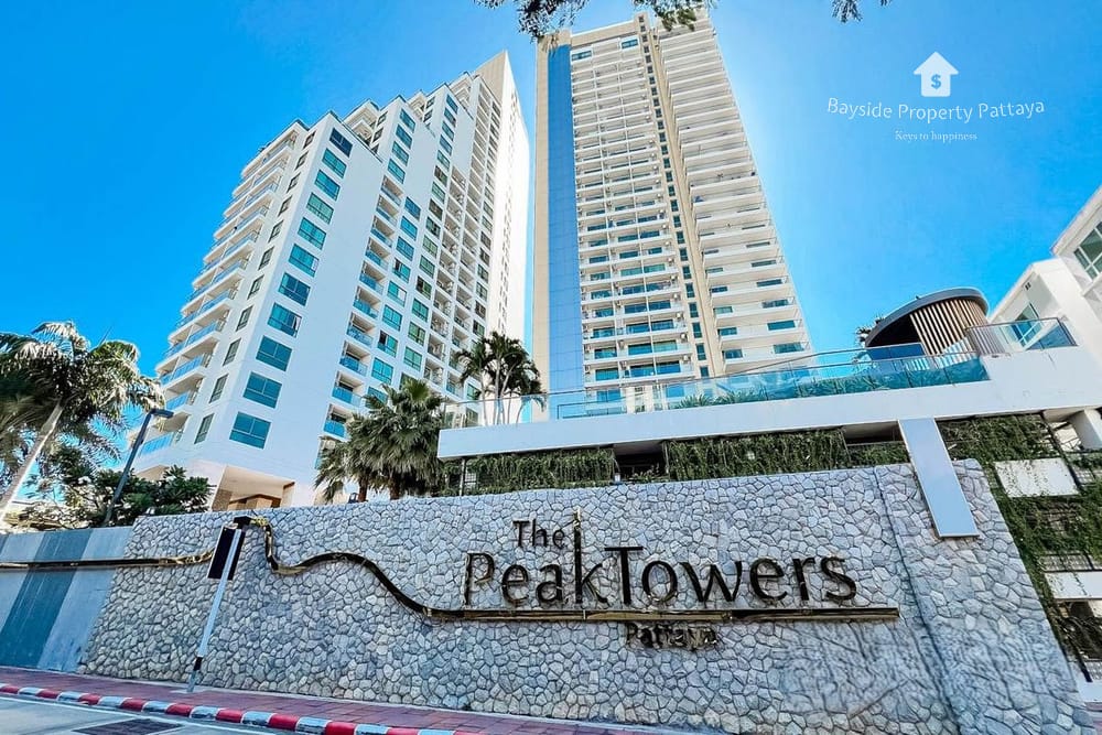 The Peak Towers: Studio-Apartment mit Meerblick in Pratumnak 11