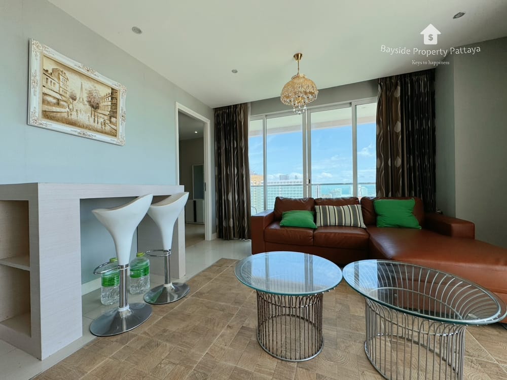 Grande Caribbean, Jomtien: 2-Zimmer-Wohnung mit Meerblick – zu verkaufen und vermieten 1