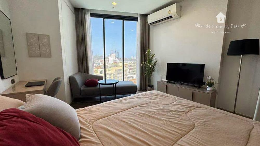 Edge Central Pattaya: Exklusive 1-Zimmer-Wohnung mit Meerblick und 24/7 Sicherheit 5