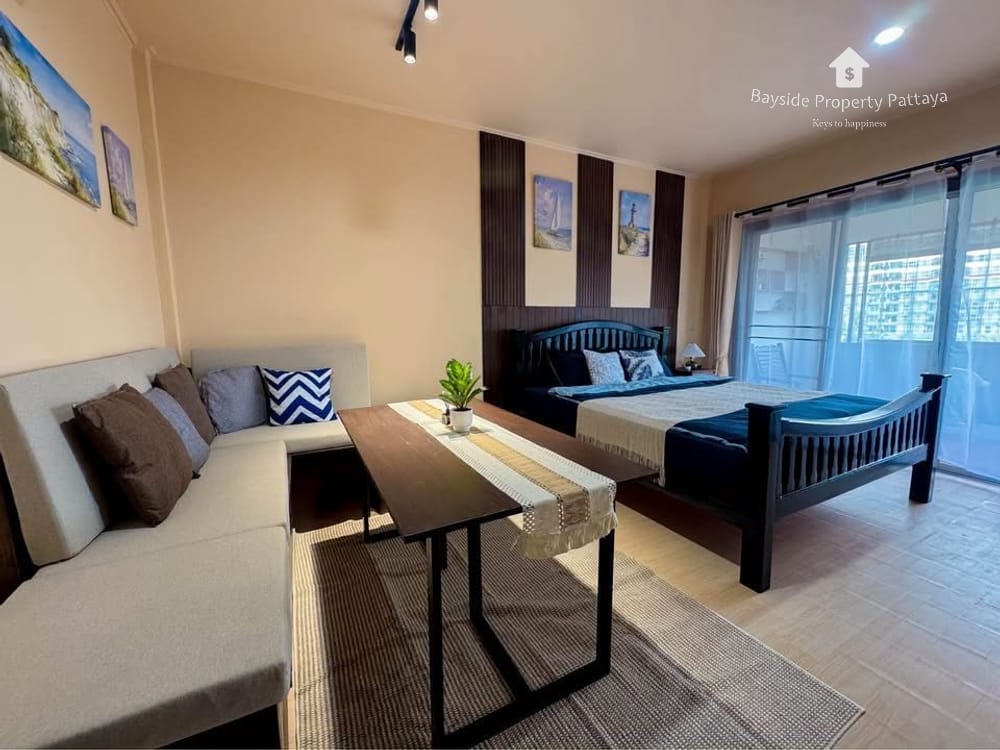 Spacious Studio for Sale in Baan Suan Lalana, Jomtien, Pattaya with 24/7 Security 2
