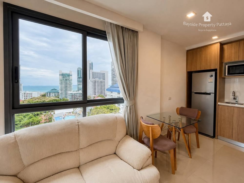 City Garden Pratumnak: Meerblick-Wohnung mit 1 Schlafzimmer und 24/7 Sicherheit 4