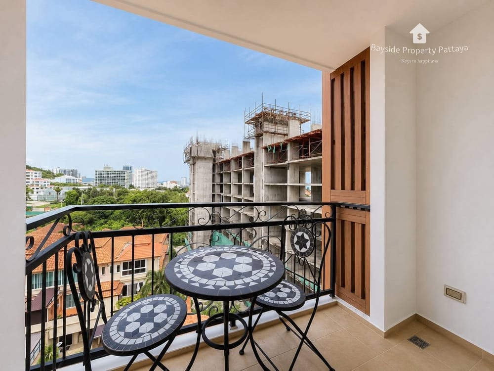City Garden Pratumnak: Meerblick-Wohnung mit 1 Schlafzimmer und 24/7 Sicherheit 8