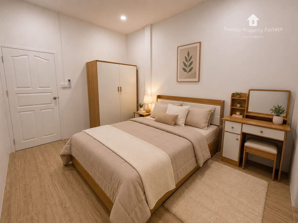 Modern 2 Bedroom Townhouse with Air Conditioning in East Pattaya 17