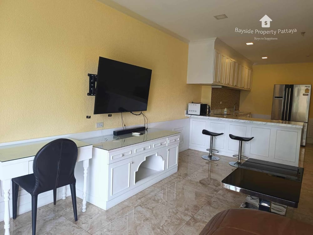 Möblierte 1-Zimmer-Wohnung zu vermieten im View Talay 6 mit Stadtblick und 24/7 Sicherheit – Pattaya City 7