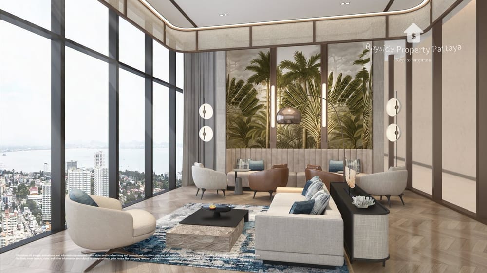 1-Zimmer-Eigentumswohnung mit Stadtblick zum Verkauf in ONCE PATTAYA, Na Kluea 28