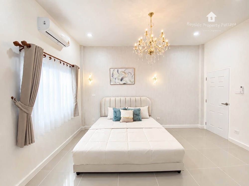 East Pattaya: Freistehendes Haus (3 Schlafzimmer) zum Verkauf – Haustierfreundlich und Klimatisiert 7