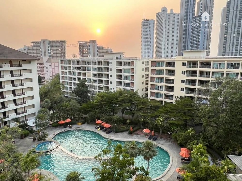 Wohnung zu vermieten in Wongamat Privacy, Pattaya – 2 Schlafzimmer mit Stadtblick & Klimaanlage 1