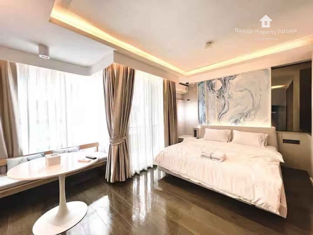 Na Jomtien, Pattaya: Attraktives 1-Zimmer-Studio mit Stadtblick zu vermieten 2