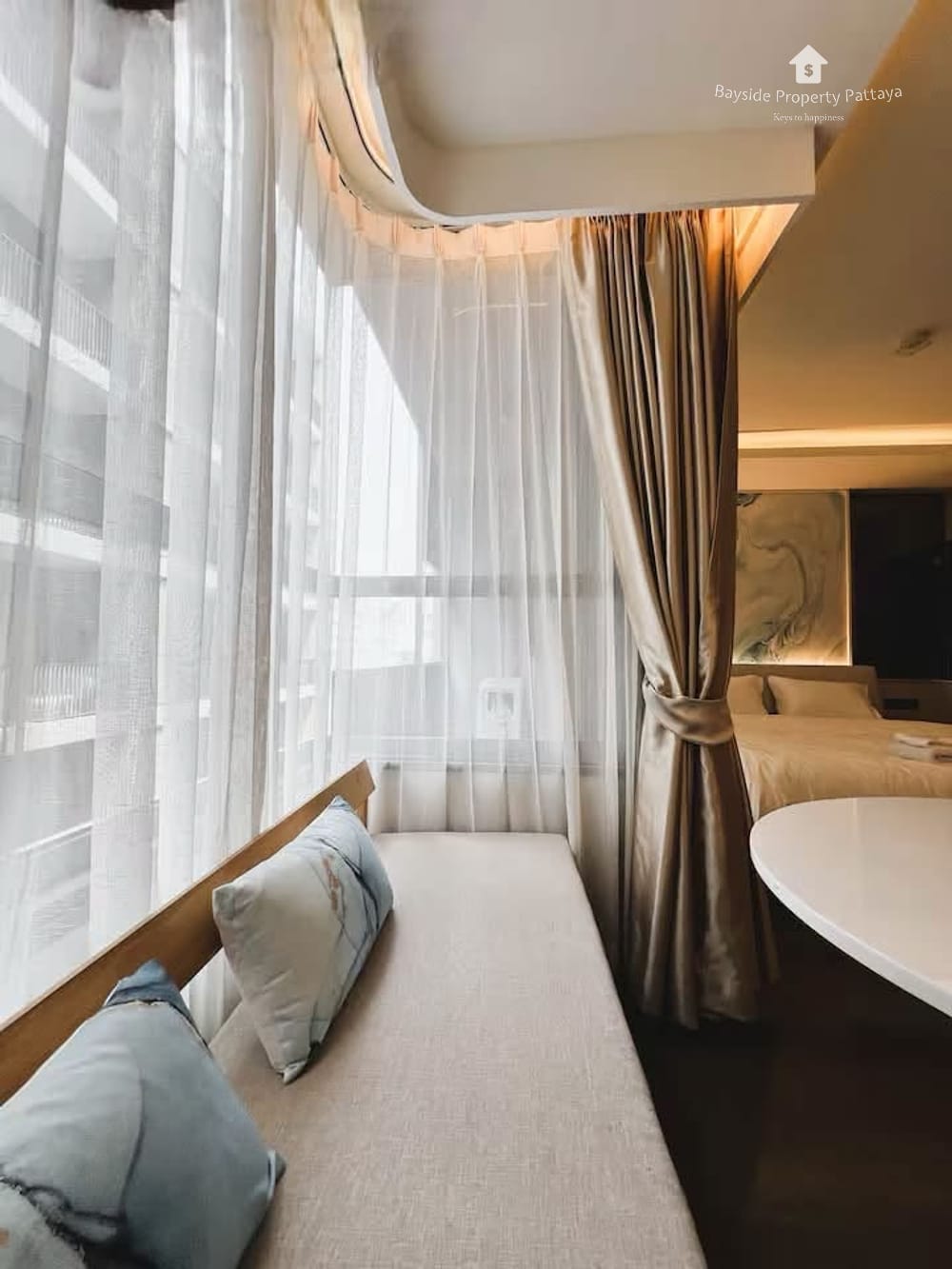 Na Jomtien, Pattaya: Attraktives 1-Zimmer-Studio mit Stadtblick zu vermieten 4