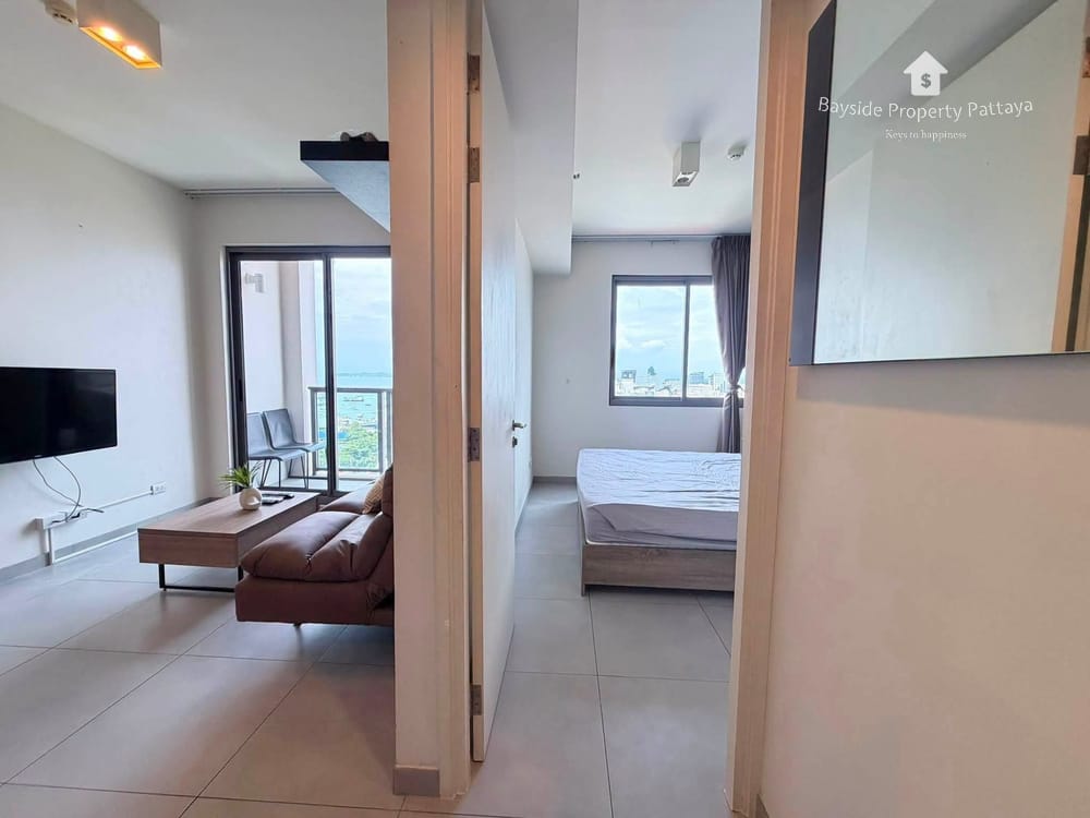 Wohnung zu vermieten im Unixx South Pattaya: 1 Schlafzimmer mit Meerblick in Pratumnak 2