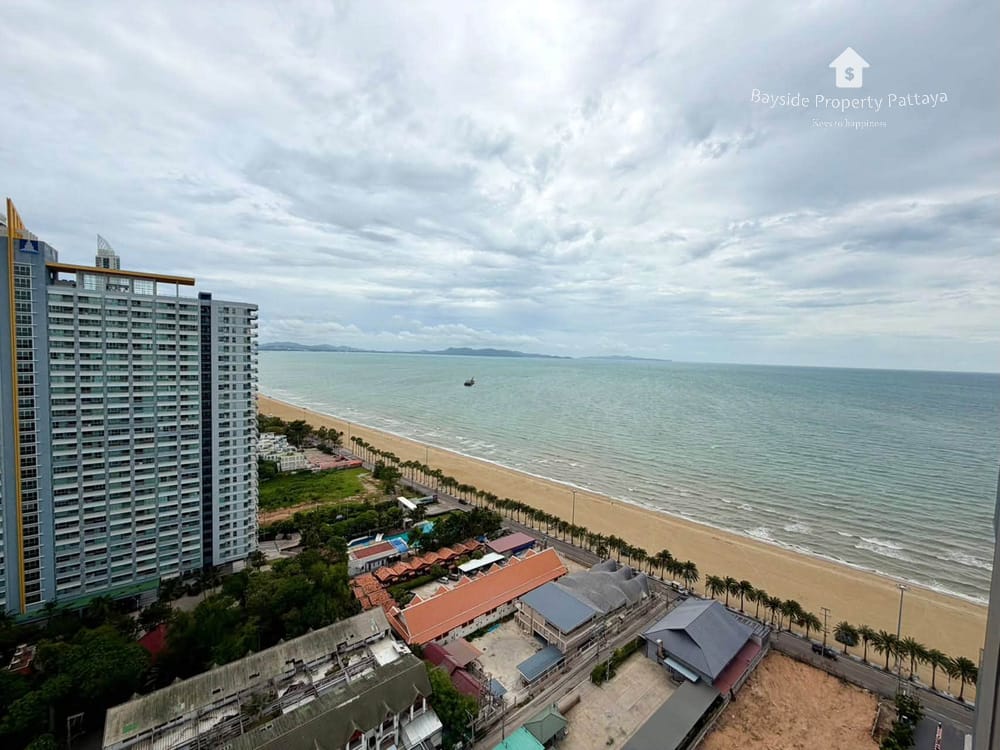 芭提雅中天海滩AERAS Condo Pattaya海景公寓26平米开间户型1卫出售 7