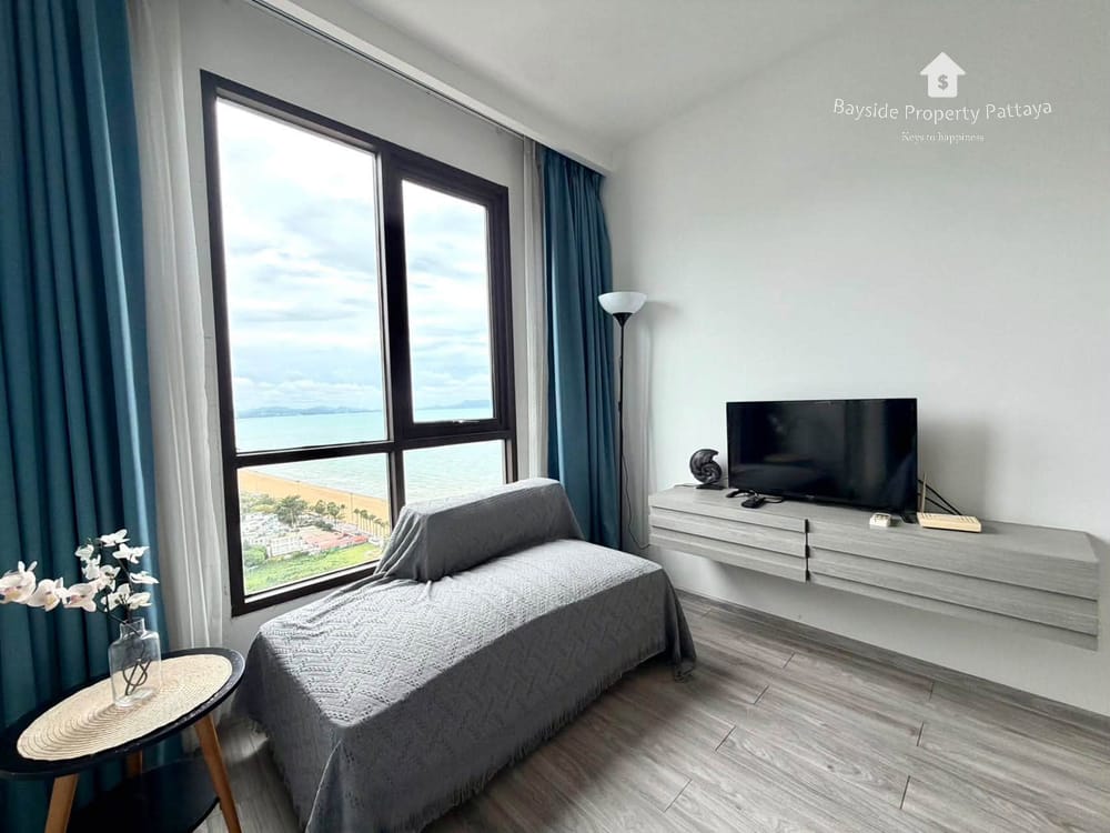 芭提雅中天海滩AERAS Condo Pattaya海景公寓26平米开间户型1卫出售 2