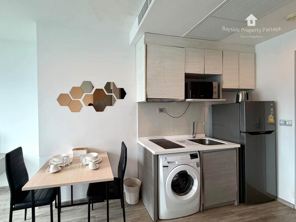 芭提雅中天海滩AERAS Condo Pattaya海景公寓26平米开间户型1卫出售 4