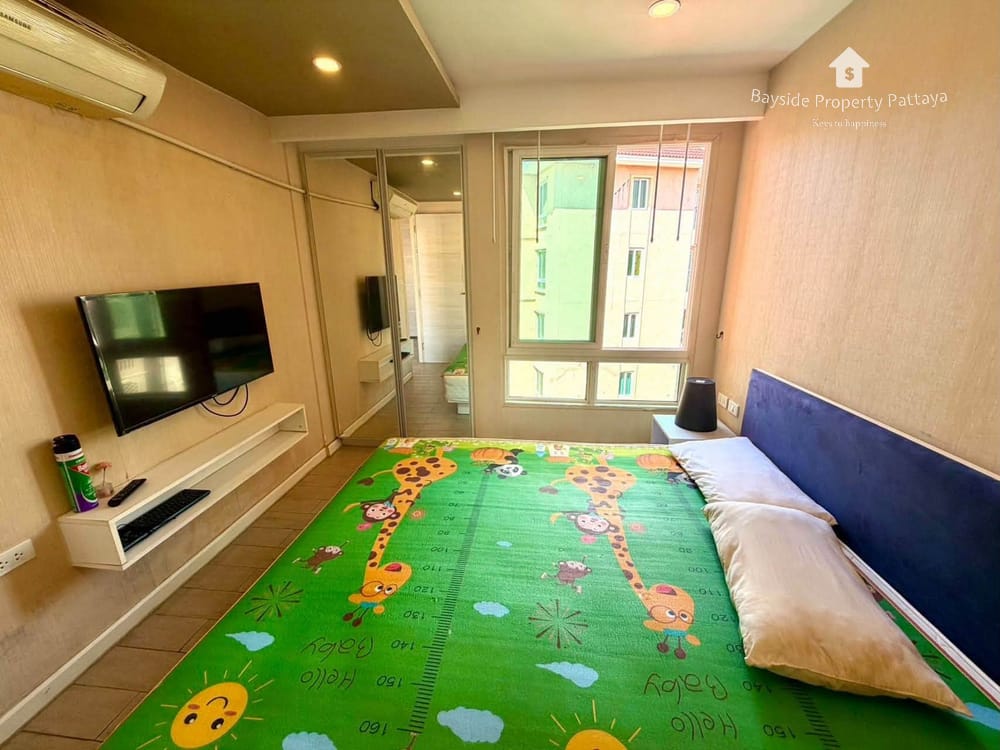 Moderne 2-Zimmer-Eigentumswohnung mit Klimaanlage in Jomtien, Pattaya 10