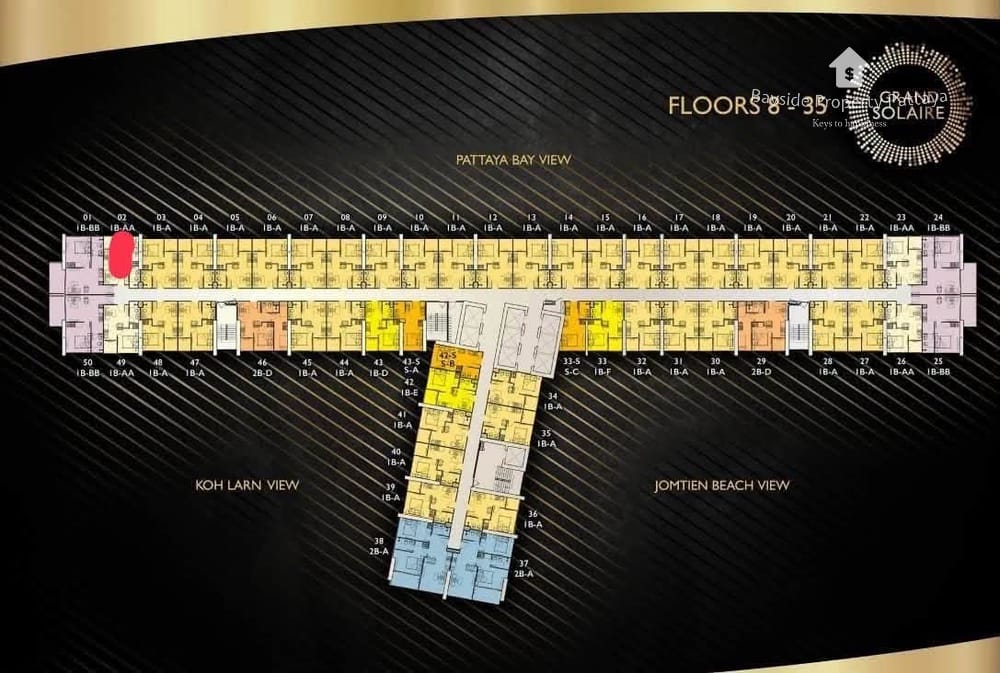 1-Bedroom Sea View Condo for Sale in Grand Solaire Pattaya 4