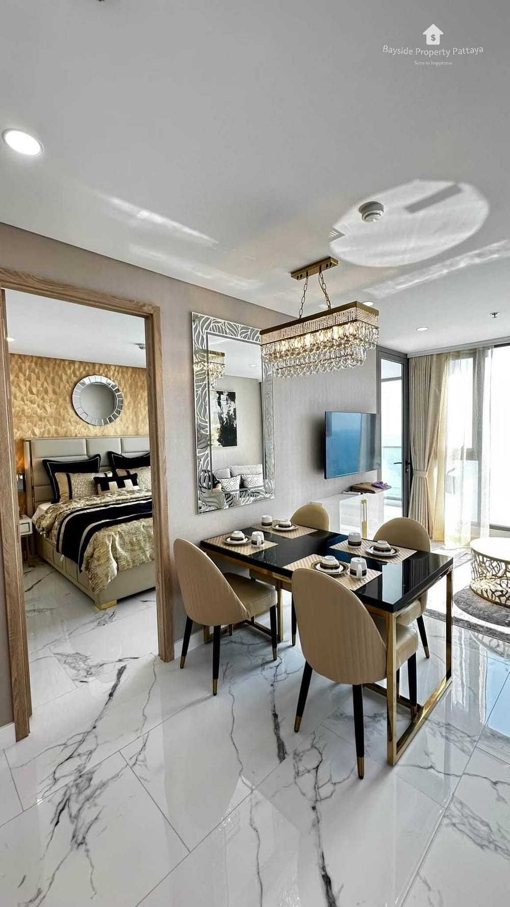 Sea View 2-Bedroom Condo for Rent at Copacabana Beach Jomtien, Pattaya - 24/7 Security 2