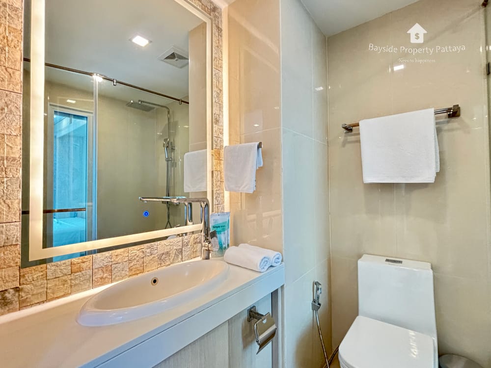 2-Bedroom Condo with City View at City Garden Olympus, Pattaya City 19