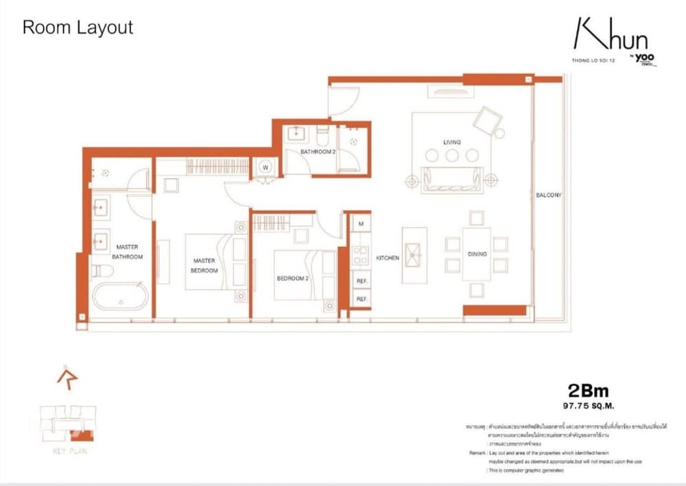Luxuriöse 2-Zimmer-Eigentumswohnung im KHUN by YOO nahe BTS Thong Lo zu verkaufen & vermieten 8