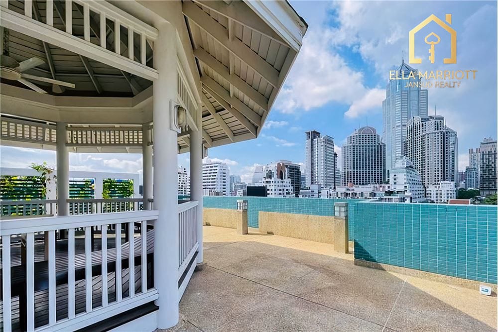 For Rent - 4 Bedroom Penthouse Condo in Sukhumvit 2, Near BTS Ploenchit 5
