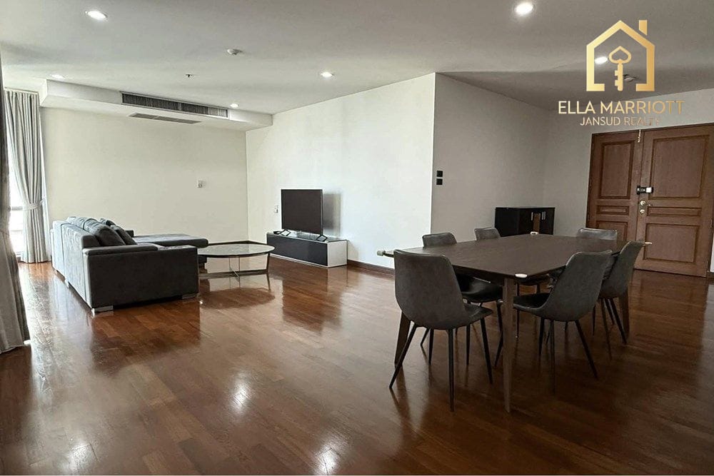 3-Bedroom Condo at Grand Langsuan — 9 min walk to BTS Chit Lom 3