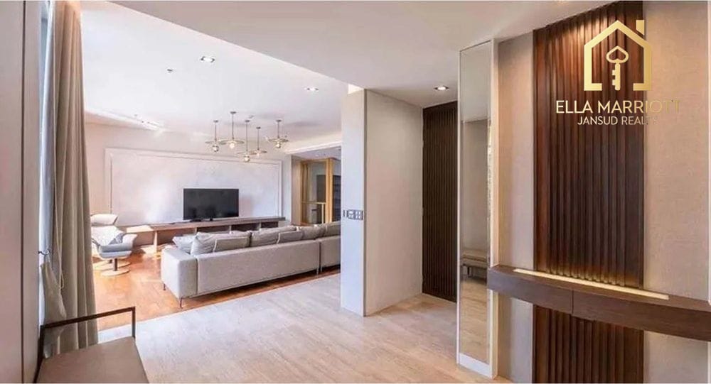 3-Schlafzimmer-Wohnung im Domus – 9 Gehminuten zur BTS Asok 3
