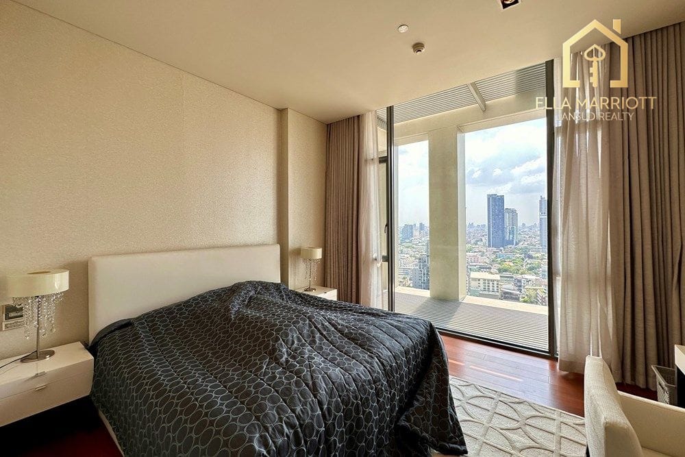 2-Bedroom Condo at The Sukhothai Residences — 15 min walk to MRT Lumphini 4