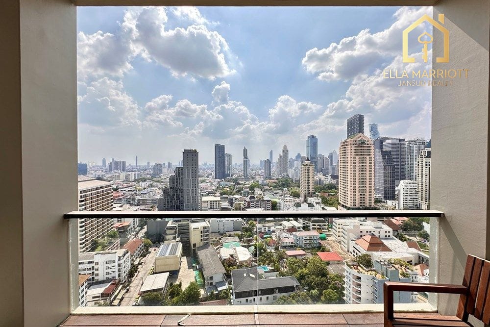 2-Bedroom Condo at The Sukhothai Residences — 15 min walk to MRT Lumphini 8