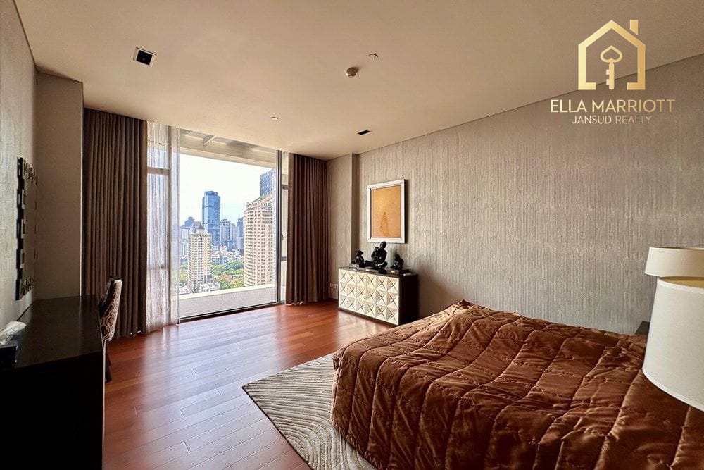 2-Bedroom Condo at The Sukhothai Residences — 15 min walk to MRT Lumphini 9