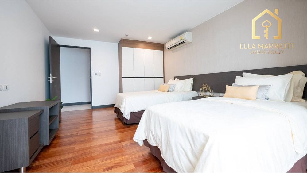 Rent 120K | 167sqm Boutique 3BR | Sukhumvit 19 | Near BTS Asoke 12